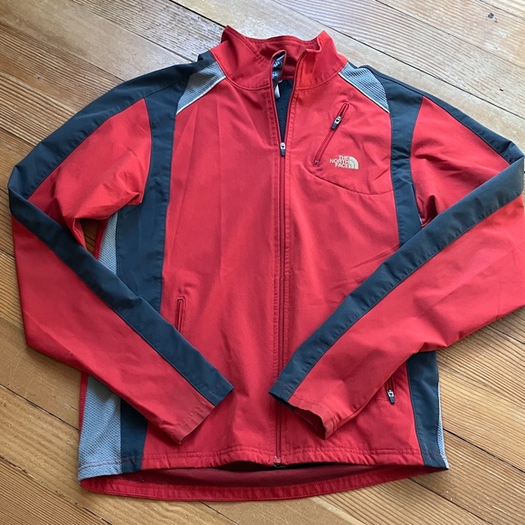 The North Face Jackets & Blazers - The North Face Red and Gray Utility Jacket
